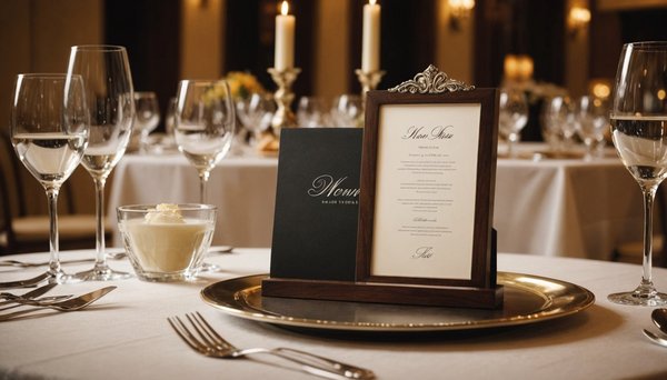 Porte-menus : valorisez votre carte avec élégance et style