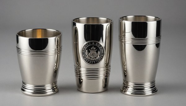 Timbale argent massif Chope Sertie : un cadeau inoubliable